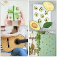 thumbnail image 6 of 2ooya Avocado Shape Sticker,Cute Cartoon Stickers for Books, Water Bottles Decor, 2 Roll, 6 of 6