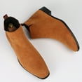 thumbnail image 4 of Men's Suede Leather Chelsea Ankle Boots, 4 of 11