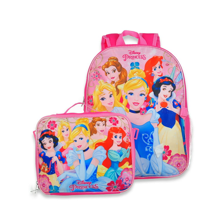 Disney Princess Girls' 2-Piece Backpack Lunchbox Set - pink/multi