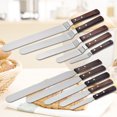 thumbnail image 3 of Neinkie Straight and Angled Icing Spatula - Cake Frosting Spatula - High Grade Stainless Steel | Baking and Cake Decorating Supplies - Multipurpose Use for Home, Kitchen or Bakery, 3 of 7