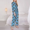thumbnail image 5 of Wukai Cute Puppy Print Women's Pajama Set - Soft Long Sleeve Sleepwear for Comfort and Style-XX-Large, 5 of 9