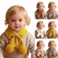 thumbnail image 2 of LRen Kids Winter Scarf, Cute Cartoon Thickened Windproof Warm Neck Warmer Soft Baby Neck Gaiter for Fall Winter Cold Weather, 2 of 6