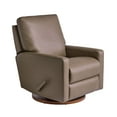 thumbnail image 2 of Better Homes & Gardens Modern Farmhouse Swivel Glider Recliner, Taupe Faux Leather, 2 of 15