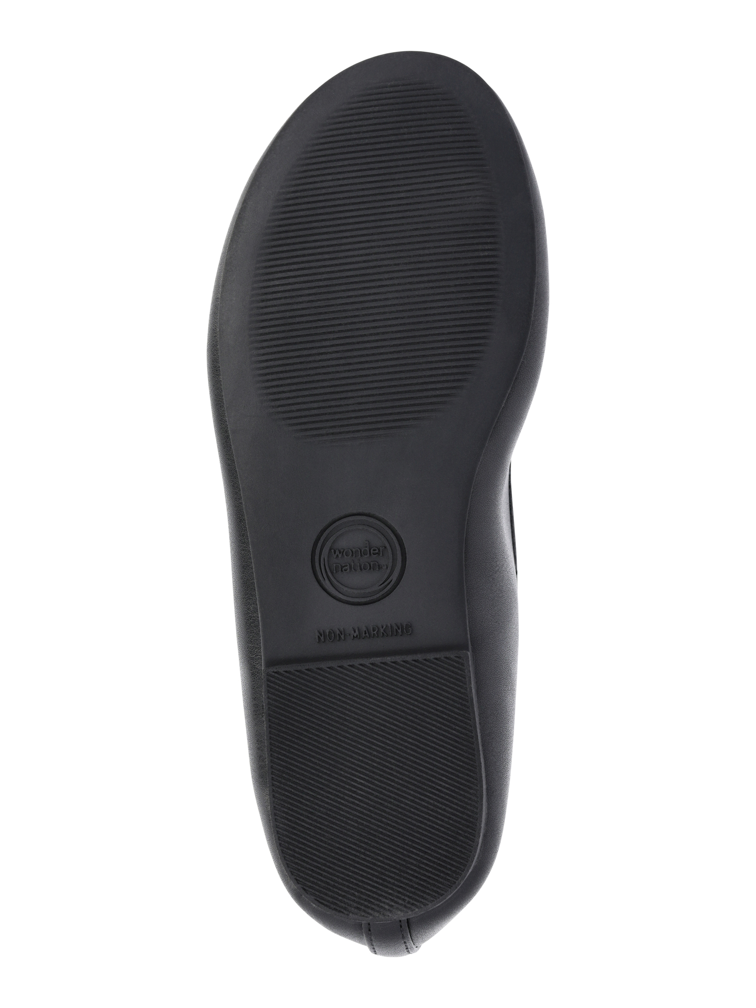 Wonder Nation Girls Bow Ballet Dress Shoes, Black photo 4