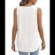 thumbnail image 5 of Camiseta de Tirantes de Verano para Mujer, con Bordado de Ojales, Sin Mangas, Cuello en V, Holgada, Informal, 2025 XXL, 5 of 6