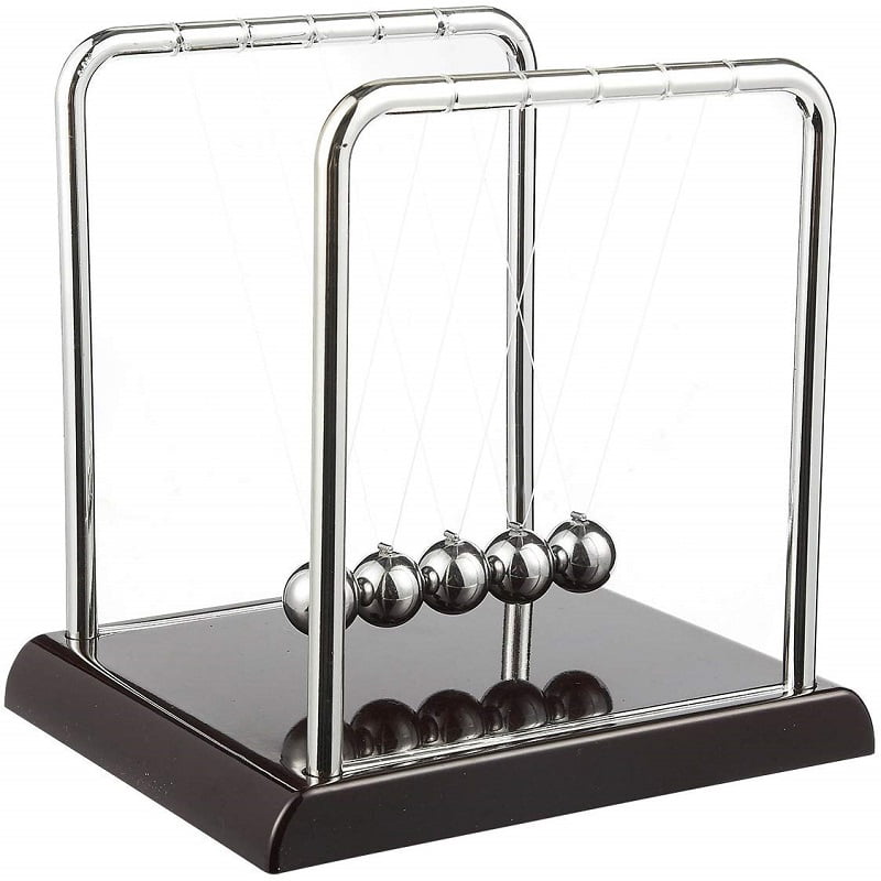 Classic Newtons Cradle Kinetic Balls School Educational Prop Toy Desk Decor New 