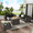 Black, variant on TANGJEAMER 6 Piece Patio Furniture Set with Fire Pit Table, All Weather Outdoor Sectional PE Rattan, Patio Conversation Sets with Cushions and Glass Coffee Table for Garden Lawn Balcony, Red