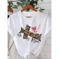 thumbnail image 2 of T-Shirt Vintage Décontracté Imprimé pour Femmes avec Col Rond, 2 of 5