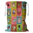 thumbnail image 1 of EREHome patchwork owls Storage Basket Laundry Bag with Drawstring 18x24 Inch, 1 of 2