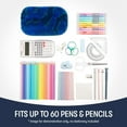 thumbnail image 6 of ZIPIT Wavy Pencil Box for Boys | Fidget Toy | Large Capacity Silicon Sensory Pencil Case (Blue), 6 of 7