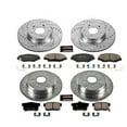 thumbnail image 3 of PowerStop Front and Rear Z23 Evolution Sport Carbon-Fiber Ceramic Brake Pad and Drilled & Slotted Rotor Kit Fits: HONDA Select Models K6489, 3 of 10
