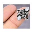 thumbnail image 3 of Natural Rainbow Moonstone Gemstone 925 Sterling Silver Gift Ring Size 8, 3 of 4