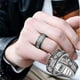 thumbnail image 2 of Anillo giratorio de engranajes Anillo de engranajes para hombres y mujeres Anillo de transferencia Anillo de pareja Descompresión, 2 of 5
