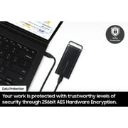 SAMSUNG T5 EVO Portable SSD 2TB Gray, Up-to 460MB/s, USB 3.2 Gen 1, External - MU-PM2T0G/WW