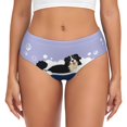 thumbnail image 1 of Balery Bernese Mountain Dog Sitting Bath Tub Ropa Interior de Algodón para Mujer con Dibujo – Braguitas Cómodas y Elásticas, Estilo Clásico-Medium, 1 of 6