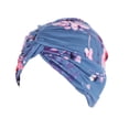 thumbnail image 2 of Cheers.US Women Girls Fashion Soft Anti-slip Hat Flower Print Headscarf No Fading Milk Fiber Fabric Headwrap, 2 of 7