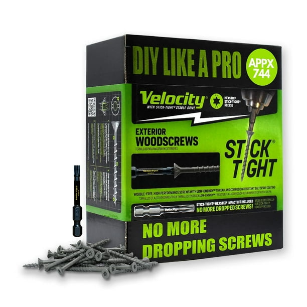 Tornillos para madera Phillips Velocity Exterior #8x5cm con T20 Torx