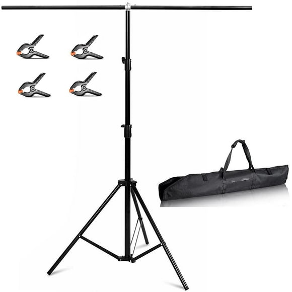 Duramex (TM) T Shaped Photo Backdrop Background Stand 1.5x2m with 4 Clamps and Carry Bag