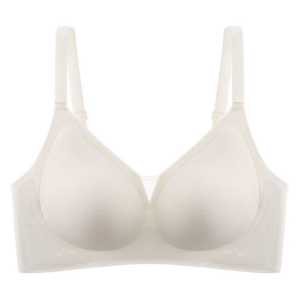 Puntoco Sujetadores para mujer sin aros para mujer, de color liso, sin costuras, con efecto gelatina, con sensación de flacidez, finos, para uso diario