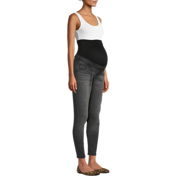 Time and Tru Women's Maternity Skinny Jeans, Sizes S-XXL
