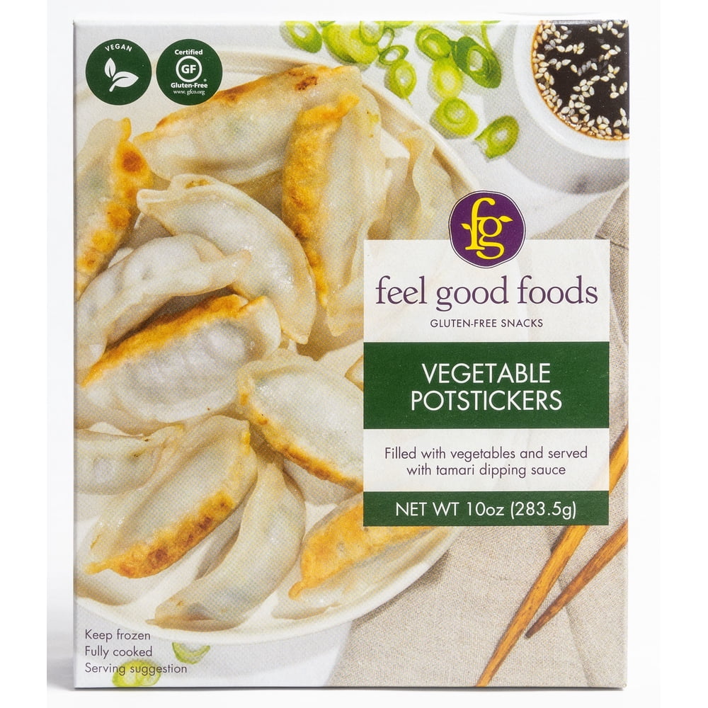 Feel Good Foods GlutenFree Vegetable Potstickers with Tamari Dipping