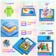 thumbnail image 5 of Tableta con Pantalla Ips HD de 10inch Kids Tablet Android 15,1280x800 con Funda EVA,12GB (3g+9g) RAM+64GB Rom,Quad-Core, Wi-Fi6,6000mAh,Aplicación de Control Parental Certificada por Google -azul, 5 of 10