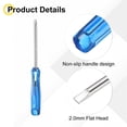 thumbnail image 3 of Uxcell Mini Slotted Screwdriver 2.0mm Flat Head 2.56" Long for Small Appliance Repair, 3 of 6
