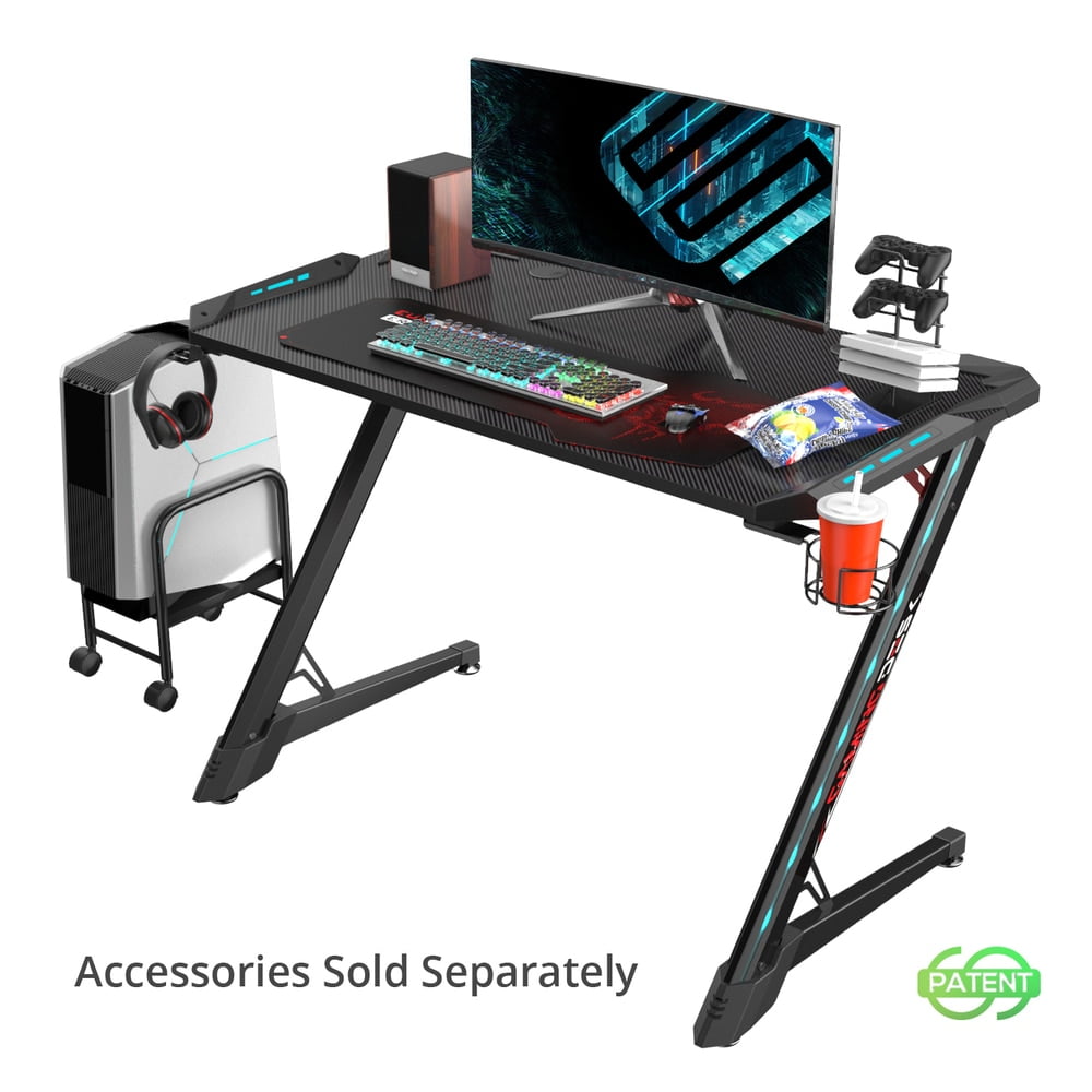 Eureka Ergonomic Z1S PRO Gaming Computer Desk 43 inch Z Shaped Home