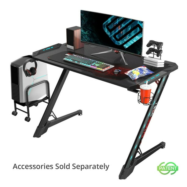 Eureka Ergonomic Z1S PRO Gaming Computer Desk 43 inch Z Shaped Home