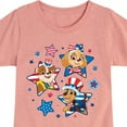 thumbnail image 3 of Paw Patrol - Americana - 4th of July Pup Stars - Toddler & Youth Girls Short Sleeve Graphic T-Shirt, 3 of 7