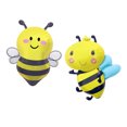 thumbnail image 1 of Globos de aluminio, 2 unidades, bonitos dibujos animados de abejas, rayas amarillas y negras, 1 of 2