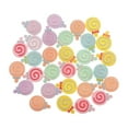 thumbnail image 1 of KLKCMS 30Pc Flatback Buttons Clay Cabochons Slime Charms Scrapbook, 1 of 7
