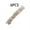 Gray, variant on RAGUPEL 6 Pcs Hair Clips for Women,Fishline Weaving and Zig-Zag Spring Hair Jewelry,Delicate Crystal Finish Hair Styling Accessories,Pink