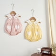 thumbnail image 4 of Ropa coreana de verano para bebé, mono sin mangas con corazón bordado para niñas pequeñas, bonito cuello Peter Pan, una pieza para niños de 0 a 3 años, 4 of 6