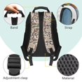 thumbnail image 4 of Jeiento Camo Bow Kids Backpack for Girls 8-12 Kids Schoolbag with Lunch Box Pencil Case Lightweight School Bookbag for Middle School 4pcs 17 Inch Boys Backpack Travel Bag, 4 of 7