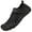 Black, variant on Ecetana Water Shoes for Women Men Quick Dry Barefoot Shoes