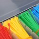 thumbnail image 4 of Multi Color Zip Ties 6 Multi-Colors Cable con cremallera autoblocante para interiores y exteriores, 4 of 4