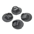 Kairuite 4pcs 6cm Circular DRing PVC Patch for Inflatable Boat Kayak