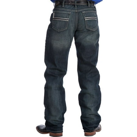 Stonewashed Jeans - cinch apparel mens white label dark stonewashed jeans