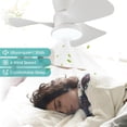 thumbnail image 4 of Parrot Uncle Low Profile Ceiling Fans with Remote Control, 30" Quiet Ceiling Fan with LED Light for Bedroom Patio,Dimmable, Reversible DC Motor, 4 of 10