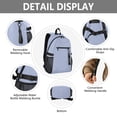 thumbnail image 4 of JIALIOU 14" Laptop Backpack Waterproof Airline Approved Stylish Casual Daypack for Travel Business College Work, Pastel Blue, 4 of 8