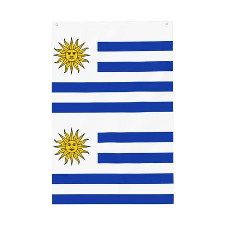 Flag 2x3ft Uruguay Flag Double Printed Flag Banner Tapestry Dorm Room Home College Decor