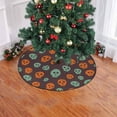 thumbnail image 2 of FMSHPON Halloween Skulls Xmas Christmas Tree Skirt Stand Mat for Holiday Party Decoration Indoor Outdoor 36 inches, 2 of 3