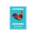 thumbnail image 2 of Rooster Crossing Novelty Decor, Metal Wall Sign - 10x14 Inches, 2 of 4