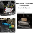 thumbnail image 3 of Rear Cargo Net Stretchable, Storage Mesh Double-Layer with Hooks, Universal Adjustable Trunk Cargo Organizer Compatible for SUV, Jeep, Truck, 3 of 7