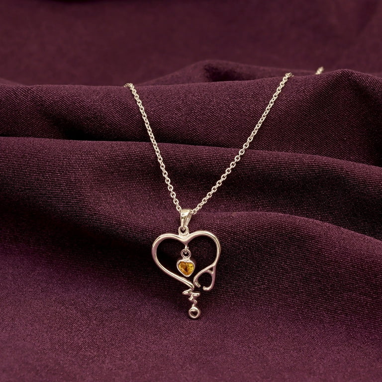 Heart of Gold - Gold Heart Lock Necklace, Goth Valentine's Day Gift 18 Inches