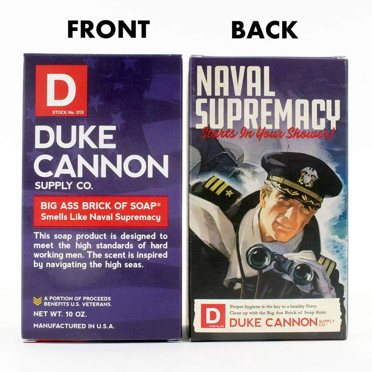 Duke Cannon Supply Co. Big Brick of Soap - Superior Grade, Large Men's Bar  Soap, Limited Edition WWI…See more Duke Cannon Supply Co. Big Brick of Soap
