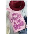 thumbnail image 2 of Women/Ladies/Teens/Unisex Her Fight Is Our Fight Breast Cancer Awareness T-Shirt, 2 of 2