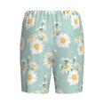 thumbnail image 2 of Haiem Floral Daisy Men's Pajama Short with Soft Woven Cotton Elastic Waistband Sleep Short-X-Large, 2 of 9
