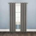 thumbnail image 1 of Mainstays Faux Suede Drapery Grommet Window Curtains Panel, 1 of 6